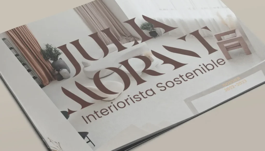 Dossier Julia Morant - Diseño gráfico - Branding de Elisa Barba Studio